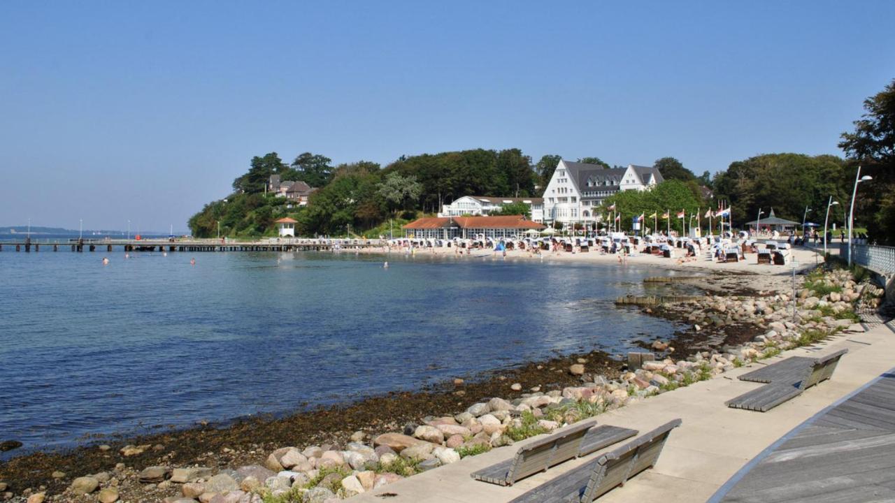 Strandblick Mit Strandkorb & Fahrraedern Γκλύξμπουργκ Εξωτερικό φωτογραφία