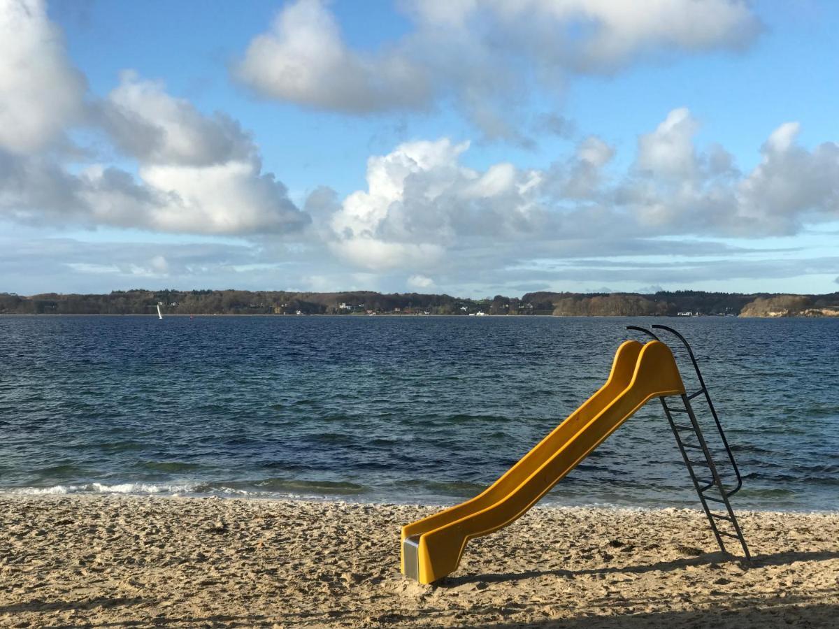 Strandblick Mit Strandkorb & Fahrraedern Γκλύξμπουργκ Εξωτερικό φωτογραφία